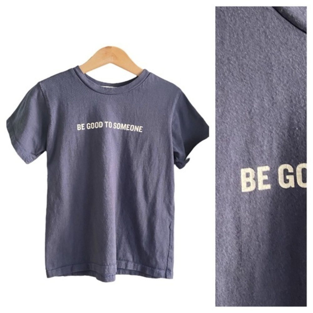 Go Gently Nation Kids Slate Blue Gray Good to Someone Tee